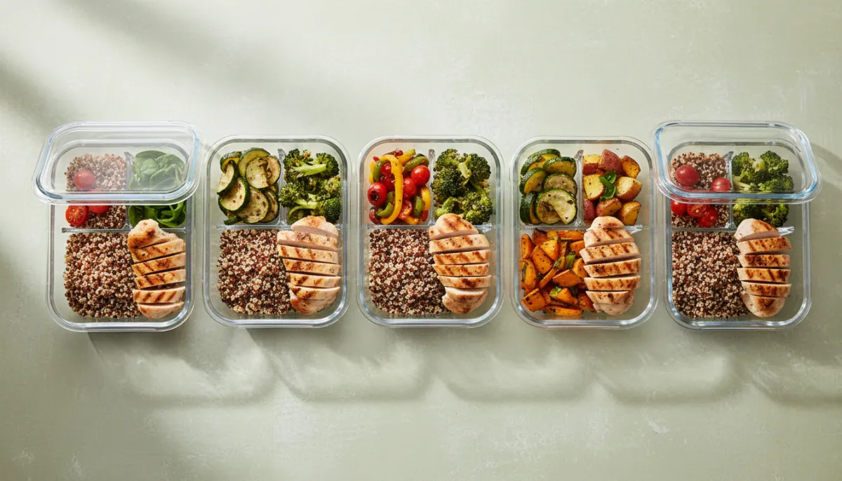 Meal prep – planowanie posiłków na cały tydzień w praktyce